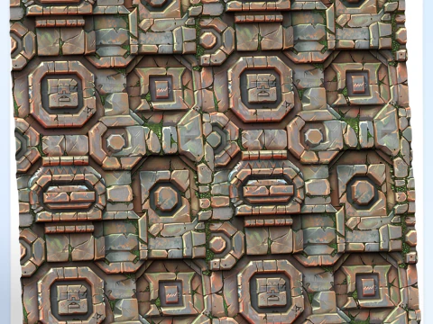 Stylized Wall Seamless Texture CG Textures