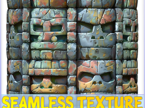 Stylized Wall Seamless Texture CG टेक्स्चर्स