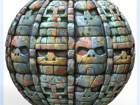 Stylized Wall Seamless Texture CG Textures
