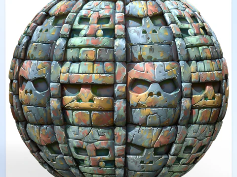 Stylized Wall Seamless Texture CG Textures