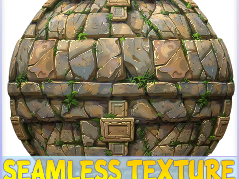 Stylized Wall Seamless Texture CG Textures