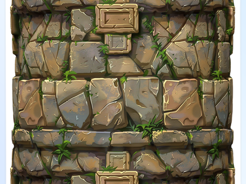 Stylized Wall Seamless Texture CG 纹理