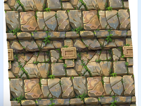 Stylized Wall Seamless Texture CG 纹理