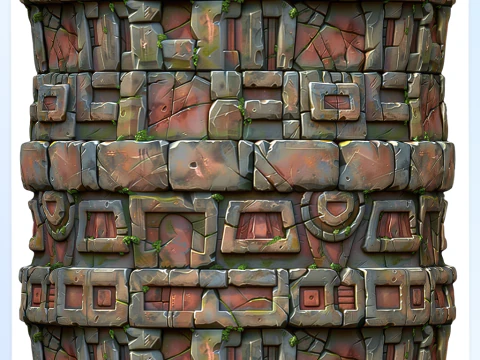 Tekstur Mulus Dinding Bergaya Tekstur CG