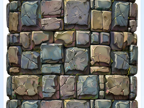 Stylized Wall Seamless Texture CG Textures