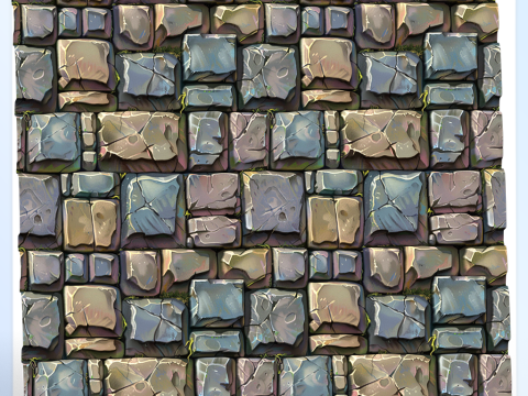 Stylized Wall Seamless Texture Texturas CG