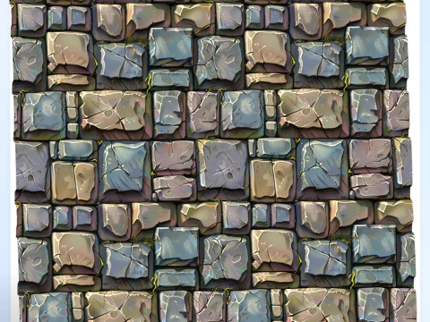 Stylized Wall Seamless Texture CG Textures
