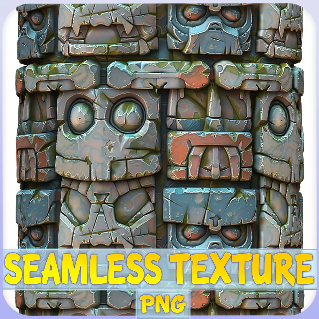 Stylized Wall Seamless Texture CG Textures .c4d .max .obj .3ds .fbx .stl .blend 