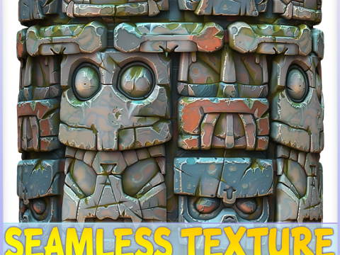 Stylized Wall Seamless Texture CG Textures