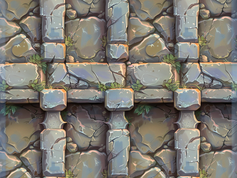 Stylized Wall Seamless Texture CG Textures