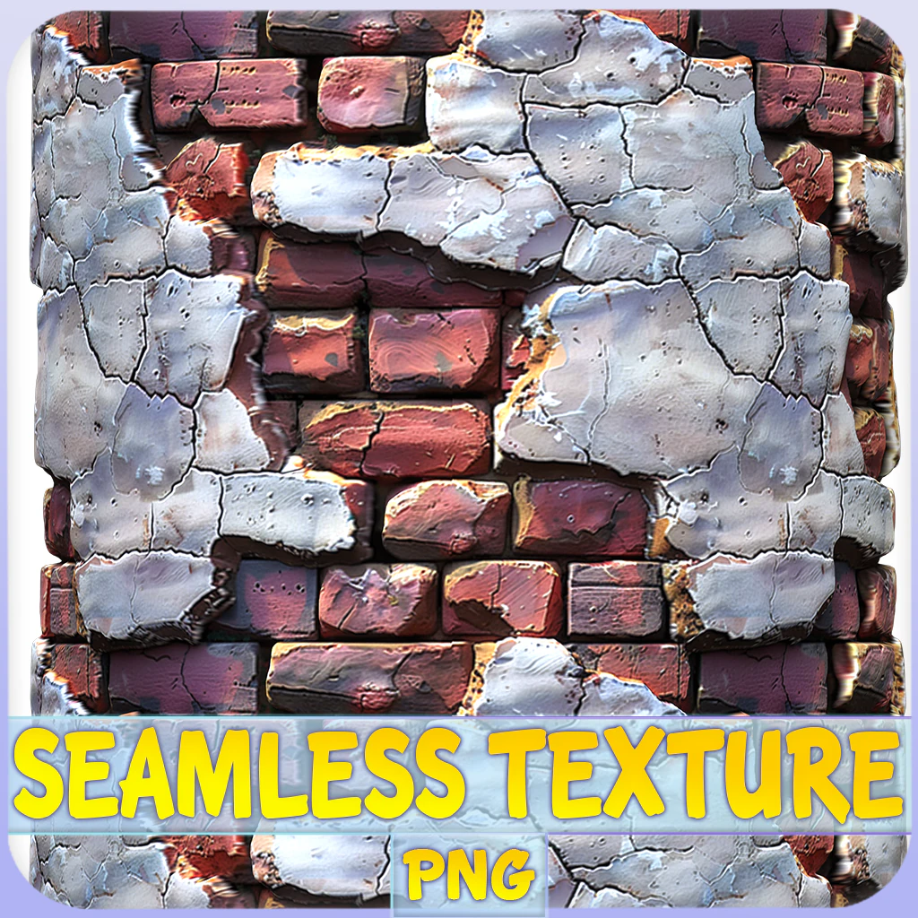 Stylized Wall Seamless Texture CG Textures .c4d .max .obj .3ds .fbx .stl .blend 