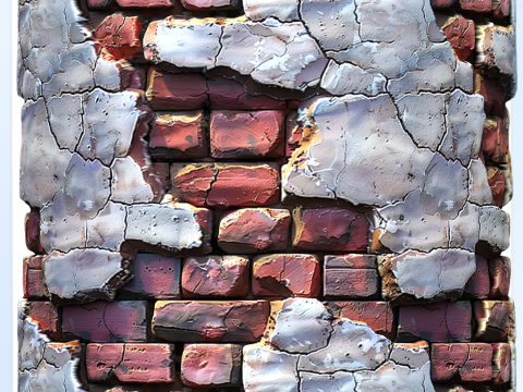 Stylized Wall Seamless Texture Texturas CG