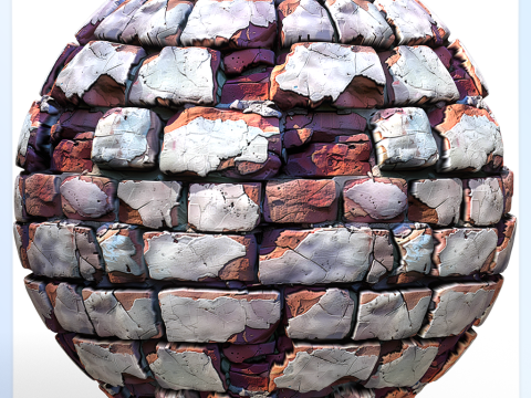 Stylized Wall Seamless Texture CG Textures