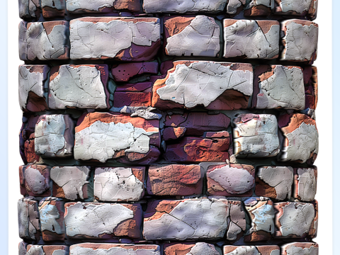Stylized Wall Seamless Texture CG Textures