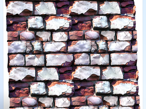 Stylized Wall Seamless Texture CG Textures