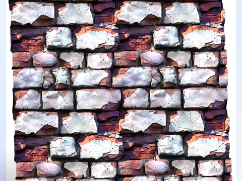 Stylized Wall Seamless Texture CG Textures