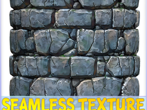 Stylized Wall Seamless Texture CG टेक्स्चर्स