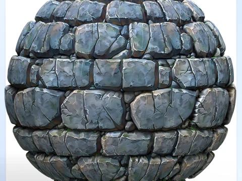 Stylized Wall Seamless Texture CG Textures
