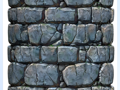 Stylized Wall Seamless Texture CG 纹理
