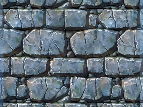 Stylized Wall Seamless Texture CG 纹理