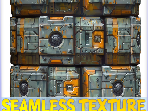 Stylized Wall Seamless Texture CG Textures