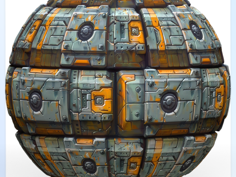 Stylized Wall Seamless Texture CG Texturen