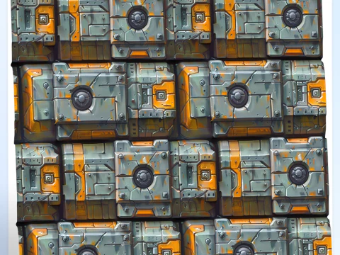 Stylized Wall Seamless Texture CG Textures