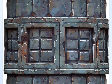 Textura sem costura de parede estilizada Texturas CG