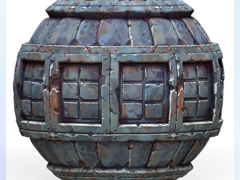 Stylized Wall Seamless Texture CG 텍스쳐