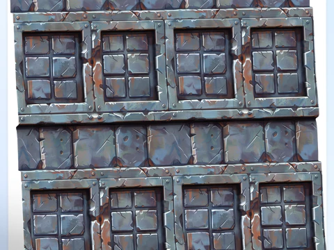 Textura sem costura de parede estilizada Texturas CG