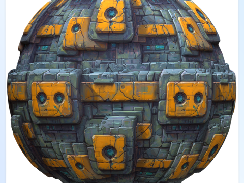 Stylized Wall Seamless Texture CG Textures