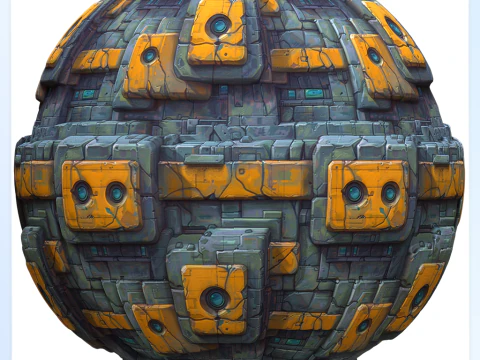 Stylized Wall Seamless Texture CG Textures