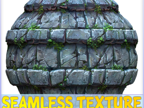 Stylized Wall Seamless Texture CG Textures
