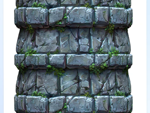 Stylized Wall Seamless Texture CG Textures