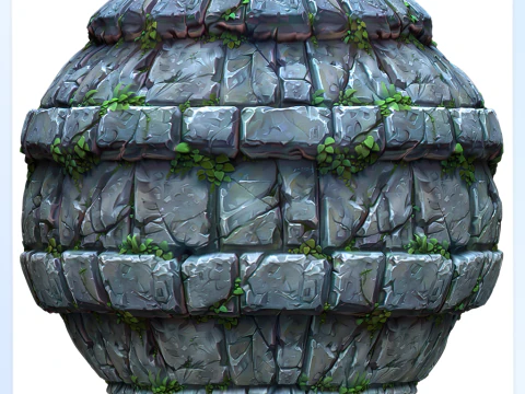 Stylized Wall Seamless Texture CG Textures