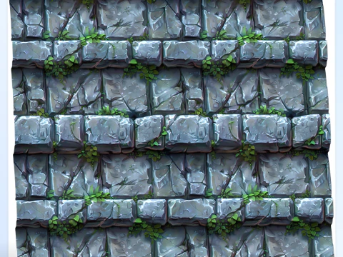 Stylized Wall Seamless Texture CG Textures