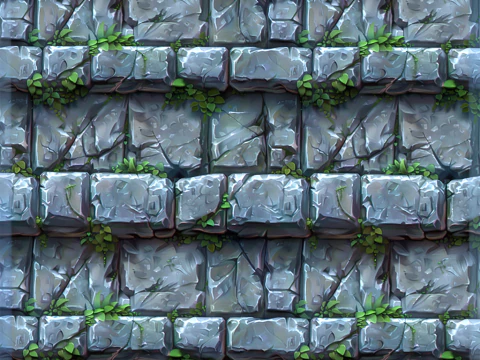 Stylized Wall Seamless Texture CG Textures