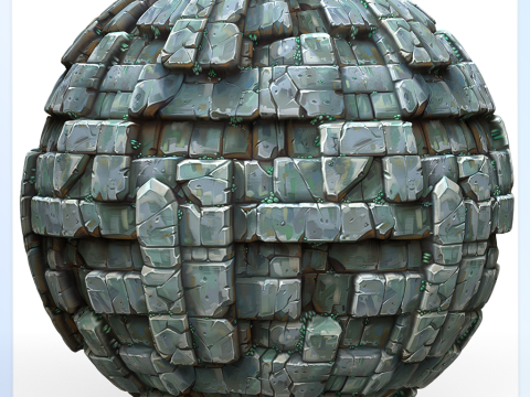Stylized Wall Seamless Texture CG Textures