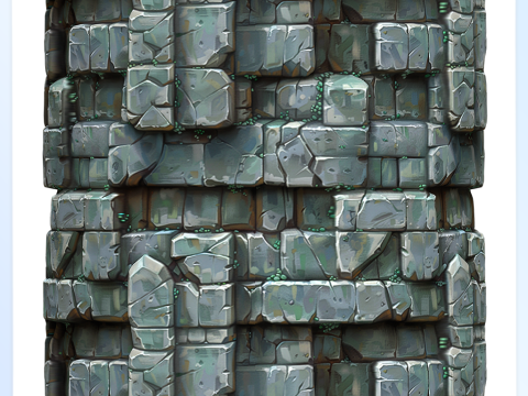 Stylized Wall Seamless Texture CG Textures