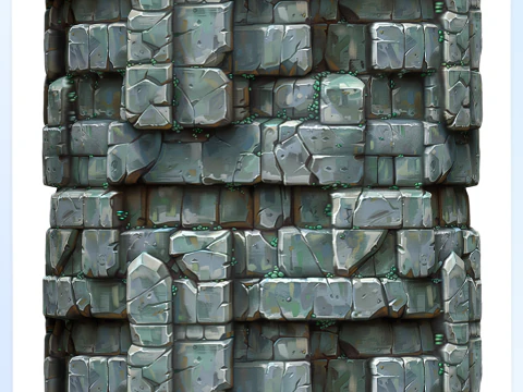 Stylized Wall Seamless Texture CG Textures