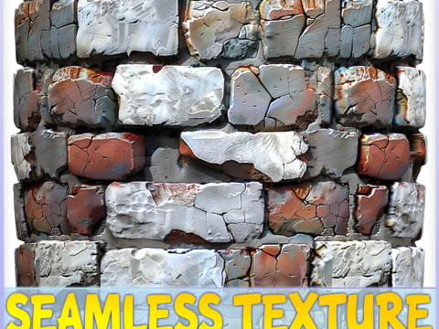 Stylized Wall Seamless Texture CG Tekstury