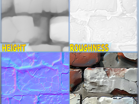 Stylized Wall Seamless Texture CG Dokuları