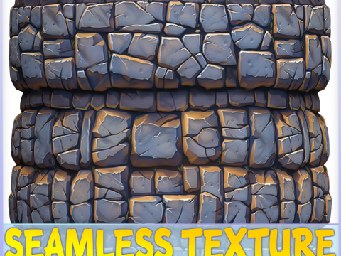 Stylized Wall Seamless Texture CG 纹理