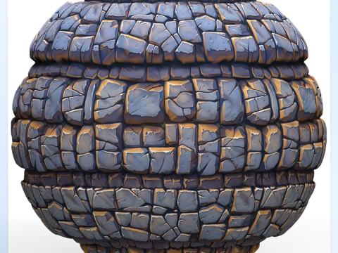 Stylized Wall Seamless Texture CG 텍스쳐