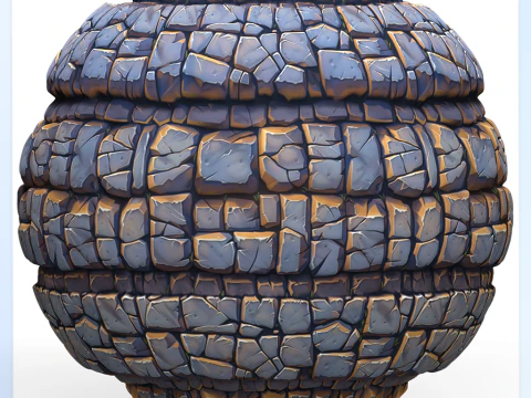 Stylized Wall Seamless Texture CG Textures