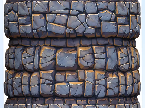 Stylized Wall Seamless Texture CG Textures