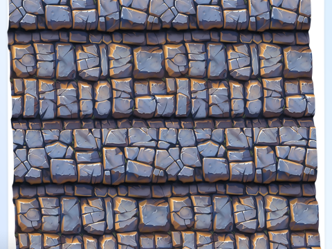 Stylized Wall Seamless Texture CG 텍스쳐