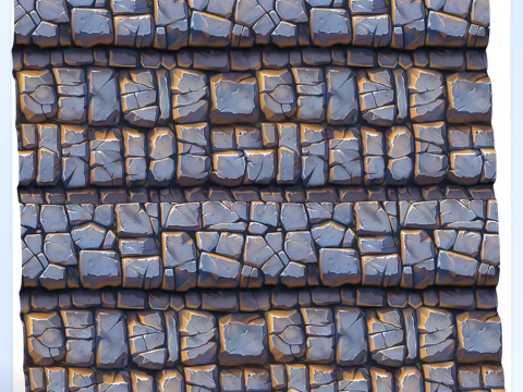 Stylized Wall Seamless Texture CG Textures