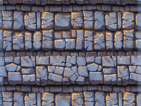 Stylized Wall Seamless Texture CG Textures