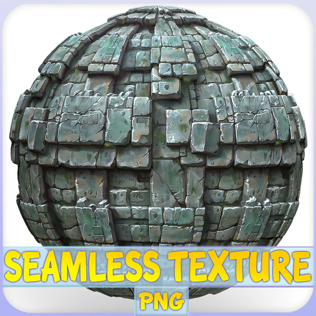 Stylized Wall Seamless Texture CG Textures .c4d .max .obj .3ds .fbx .stl .blend 